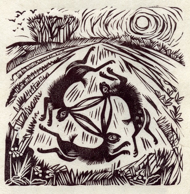 'Three in one field' 15 x 16 cm SOLD OUT