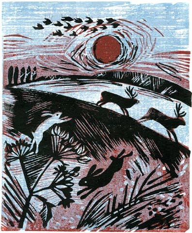 'Running Deer' 15 x 18 cm