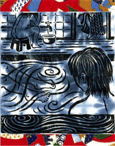 Memories of Japan: 'The bathhouse' SOLD OUT